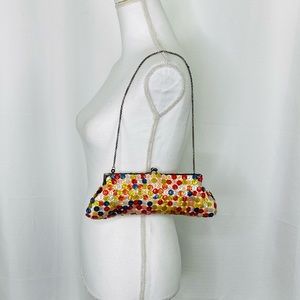 Aldo Multicolored Button Embellished Mini Bag